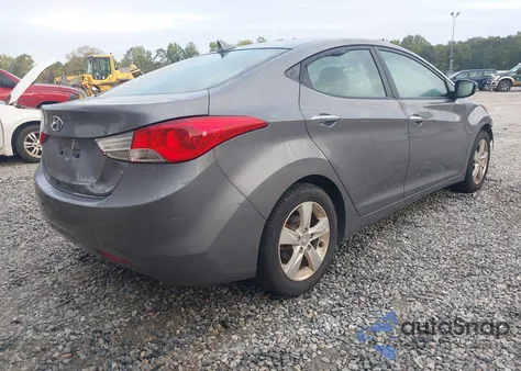 2012 Hyundai Elantra Gls из США, поврежденный, VIN 5NPDH4AE7CH105363